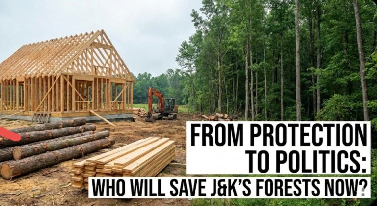 From Protection to Politics: Who Will Save J&K’s Forests Now?